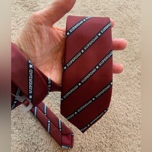 Super dad, greeting garb, vintage tie 1986 by applause EVC Father’s Day Tie